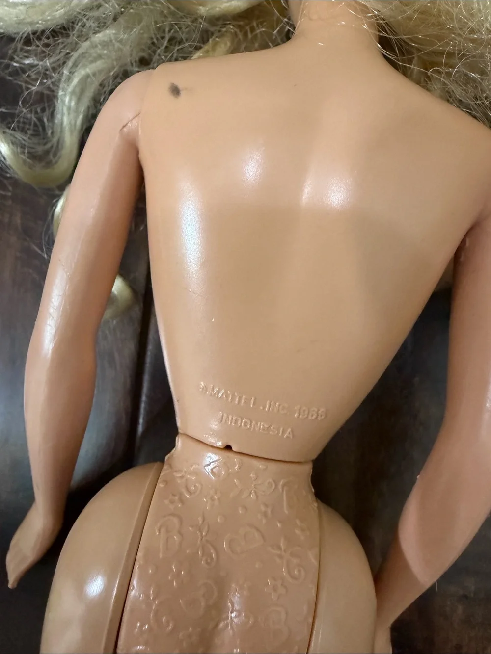 Vintage 1966 Mattel Blonde Barbie Doll with Blue Eyes